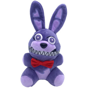 Milenzom Nightmare Bonnie Plush 8 Inch 5 Nights At Freddys Plush Toys Fnaf Plushies For Boy Girl Christmas Halloween Birthday