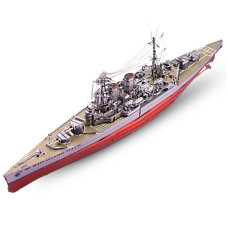 Piececool 3D Puzzles For Teens Metal Warship Models Hms Hood Battleship 3D Model Building Kits Puzzle For Adults Diy Crafts Gr