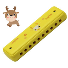 Crafteem Colored Harmonica For Kids And Beginners Easytolearn Key Of C Instrument Portable And Lightweight