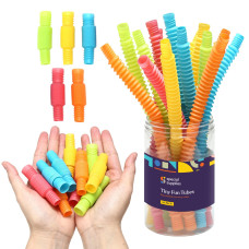 Special Supplies Fun Pull And Stretch Tubes For Kids Pop Bend Build And Connect Toy Provide Tactile And Auditory Sensory P