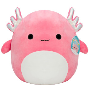 Squishmallow Large 16 Archie The Axolotl Official Kellytoy Plush Soft And Squishy Pink Axolotl Stuffed Animal Toy For Kids