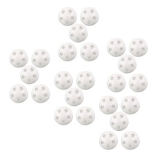 Toddmomy 50Pcs Round Doll Noise Maker Repair Fix Toy Rattle Squeaker Noise Maker Replacement Rattle Insert Crafts Accessories