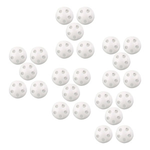 Toddmomy 50Pcs Round Doll Noise Maker Repair Fix Toy Rattle Squeaker Noise Maker Replacement Rattle Insert Crafts Accessories