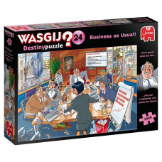 Jumbo Wasgij Destiny 24 Business As Usual Unique Collectable Jigsaw Puzzle For Adults 1000 Piece