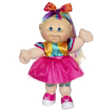 Cabbage Patch Kids Jojo Siwa Doll 14A Plush Toy Includes Sparkly Dress Jeweled Bodice Pink And Blue Highlights With Gian