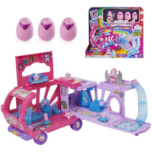 Hatchimals Colleggtibles Transforming Rainbowcation Camper Toy Car With 6 Exclusive Characters 10 Accessories Kids Toys For