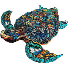 Wooden Jigsaw Puzzles For Adults Kids Resolute Turtlexl631Pcs23 X 20In Unique Shape Animal Wooden Puzzle Wood Puzzle Best