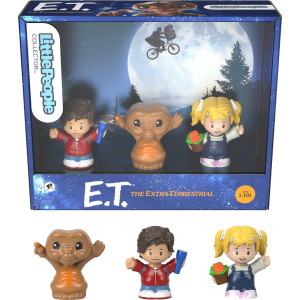 Little People Collector Et The Extraterrestrial Special Edition Figure Set In Display Gift Package For Adults Fans 3 Figur