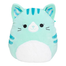 Squishmallows Sqjw2112Tc8 12 Corinna The Teal Tabby Cat Ultra Soft Plush Toy