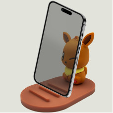 Batrizood Animal Pet Delicate Lovely Rubber Adjustable Phone Stand For Birthday Gifts Action Figure Anime Collectionstyle 1