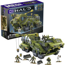 Mega Halo Infinite Building Toys Set Unsc Elephant Sandnest Tank With 2041 Pieces 5 Poseable Articulation Micro Action Figures