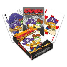 Aquarius Garfield Playing Cards - Halloween Themed Deck Of Cards For Your Favorite Card Games - Officially Licensed Garfield Merchandise & Collectibles