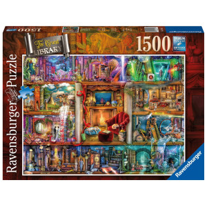 Ravensburger Aimee Stewart The Grand Library 1500 Piece Jigsaw Puzzle For Adults Kids Age 12 Years Up