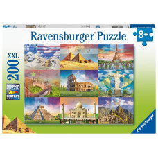 Ravensburger Monuments Of The World 200 Piece Jigsaw Puzzle For Kids Age 8 Years Up