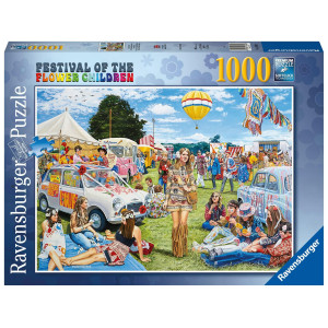 Ravensburger Festival Of The Flower Children 1000 Piece Jigsaw Puzzle For Adults Kids Age 12 Years Up