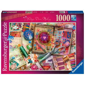 Ravensburger Aimee Stewart Vintage Dressmaking 1000 Piece Jigsaw Puzzle For Adults Kids Age 12 Years Up