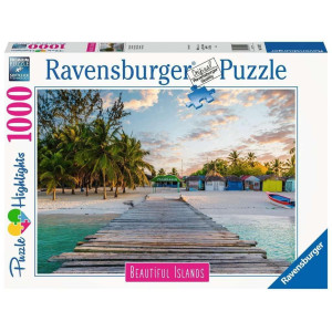 Ravensburger Caribbean Island 1000 Piece Jigsaw Puzzle For Adults Kids Age 12 Years Up