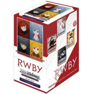 Weiss Schwarz English Rwby Booster Box 20 Packs Of 8 Cards Each