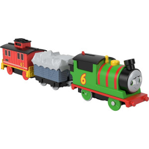 Thomas Friends Motorized Toy Train Percy Batterypowered Engine Brake Car Bruno Rail Vehicle For Ages 3 Years