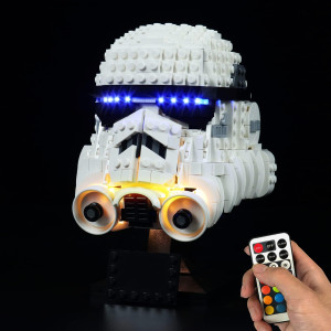 Bourvill Led Lights Kit For Lego Stormtrooper Helmet 75276 Lights Kits Compatible With Lego 75276 Building Blocks Rc Versio