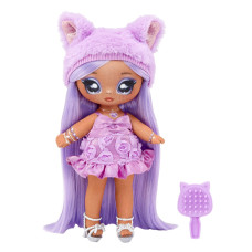 Na Na Na Surprise Sweetest Gems Valentina Lovely 75 Fashion Doll Amethyst Birthstone Inspired With Purple Hair Satin Dress