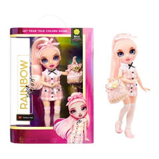 Rainbow High Jr High Series 2 Bella Parker- 9 Pink Posable Fashion Doll with Designer Accessories and Open/Close Backpack. Great Toy Gift for Kids Ages 6-12 Years Old & Collectors
