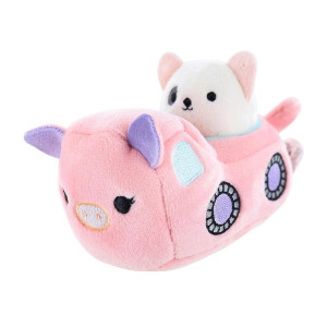 Squishville By Squishmallows Vehicle Set Mini Squishmallow Charlie The Terrier Dog In Pig Truck 2