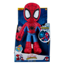 Marvel Spidey And His Amazing Friends Web Flash Spidey Plush 9Inch Plush With Light Up Signal Toys Featuring Your Friendly