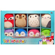 Official Kellytoy Squishmallows Squishmallows 5 Year Anniversary Collector Edition Includes 8 Minisquishmallows