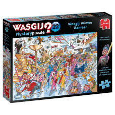 Jumbo Wasgij Mystery 22 Wasgij Winter Games Unique Collectable Jigsaw Puzzle For Adults 1000 Piece