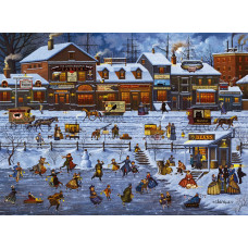 Buffalo Games Charles Wysocki Bostonians And Beans 1000 Piece Jigsaw Puzzle For Adults Challenging Puzzle Perfect For Game