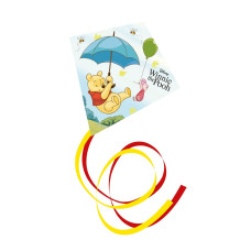 Paul Gnther 1156 Childrens Kite With Winnie The Pooh Motif Fully Ready To Fly With Changing Handle And Cord Single Line Kite