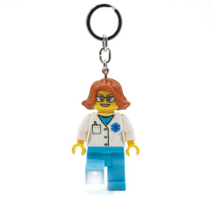 Lego Classic Doctor Keychain Light 3 Inch Tall Figure Ke185