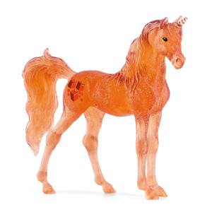 Schleich Caramel Unicorn Toy Figure, 4.8 Inch, Multi Color