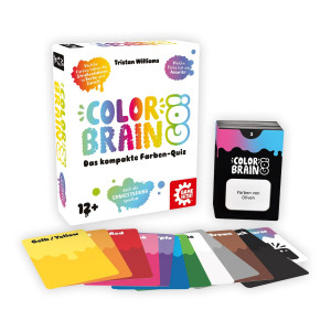 Game Factory 646294 Color Brain Go Das Kompakte Farbenquiz Erweiterung Quizspiel Fr 2 Bis 6 Spieler Ab 12 Jahren