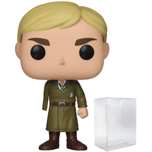 Pop Attack On Titan Erwin Smith Onearmed Funko Pop Vinyl Figure Bundled With Compatible Pop Box Protector Case Multicol