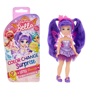 Mga Entertainment Dream Bella Color Change Surprise Little Fairies Doll Aubrey Star Inspired Mini Fashion Doll With Iridescent