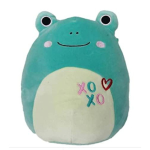 Squishmallow Frog 30Cm 12 Inch Ludwig Xoxo Heart Valentine Teal Plush Stuffed Animal Super Soft Cuddle Pillow