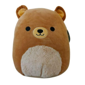 Squishmallow Bear 30Cm 12 Inch Greta Brown Plush Stuffed Animal Super Soft Cuddle Pillow