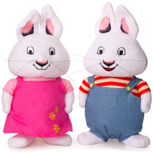 Max & Ruby Plush Toys - 12" Collectible Stuffed Set