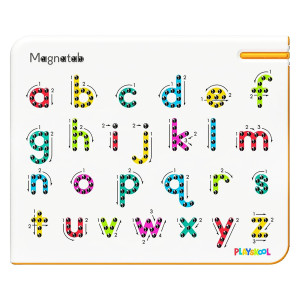 Magnatab Playskool A to Z Lowercase Learning and Sensory Drawing Tool