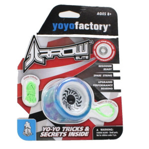 Yoyofactory Arrow Yoyo Beginner Friendly Extra Bearing Included For Unresponsive Play Galaxy With White Cap