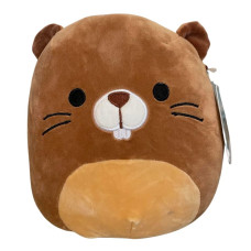 Squishmallow Official Kellytoy Plush 8 Inch Squishy Soft Plush Toy Animals Chip Beaver No Glasses