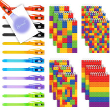 12 Invisible Ink Pen With Uv Light And 12 Mini Construction Notebook Set Party Favors For Kids 812 Construction Party Favors