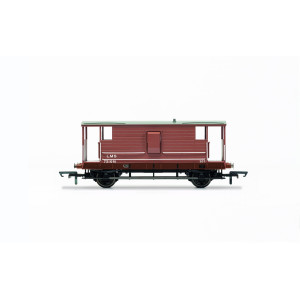 Hornby R60121 20T Brake Van Lmsera 2 Wagon Packs Brown One Size