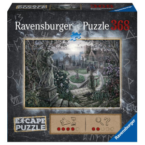 Ravensburger Escape Midnight In The Garden 368 Piece Jigsaw Puzzle For Adults 17278 An Escape Room Experience In Puzzle For