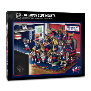 Youthefan Nhl Columbus Blue Jackets Purebred Fans 500Pc Puzzle A Real Nailbiter