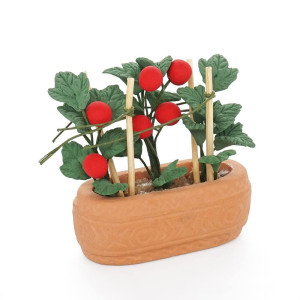 Odoria 112 Miniature Tomato Plants Dollhouse Decoration Accessories