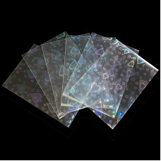 Aegis 100Pcs Photocard Sleeves Love Heart Magic Kpop Card Protector Transparent Trading Cards Sleeves For Magic Photo Card Holog