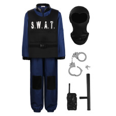 Relibeauty Swat Costume For Boys Police Costume For Kids 5120